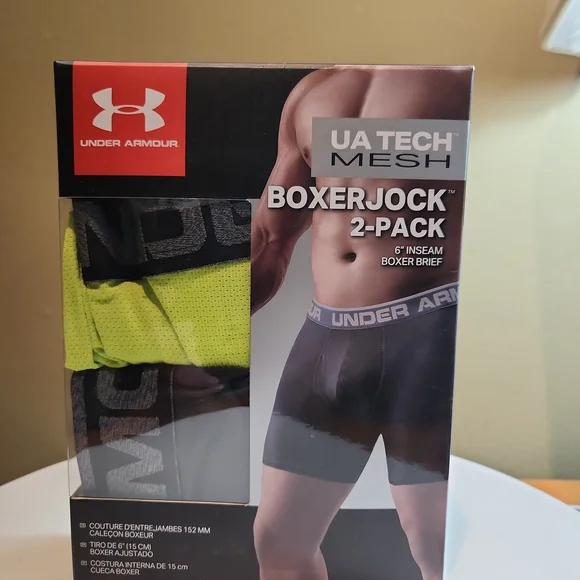 Under Armour, Underwear & Socks, Under Armour Tech Mesh Boxer Jock 2  Packxxl